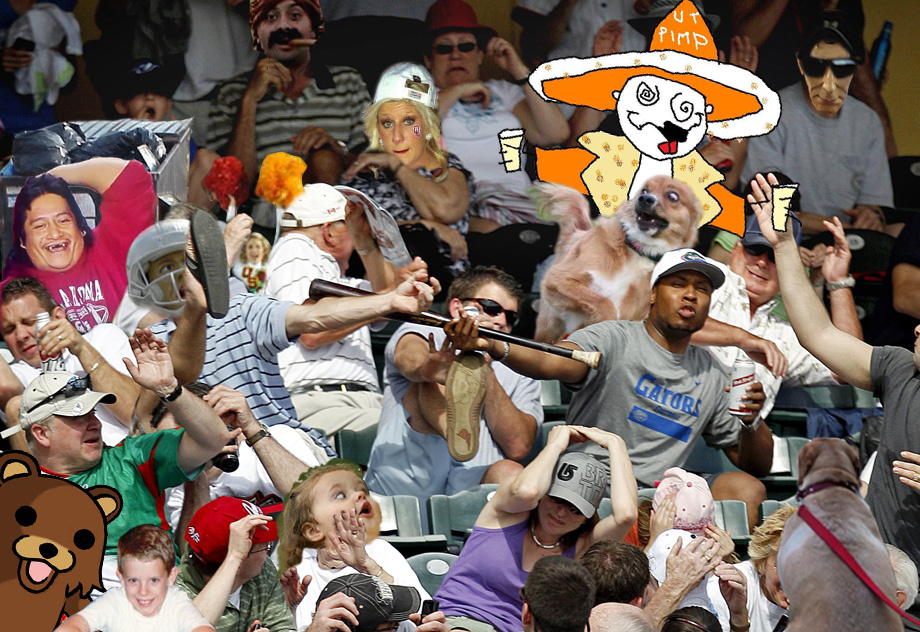 Bat In Crowd