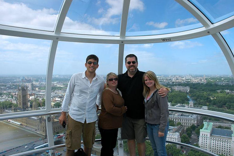 The Balettie Bunch - high atop the London Eye!