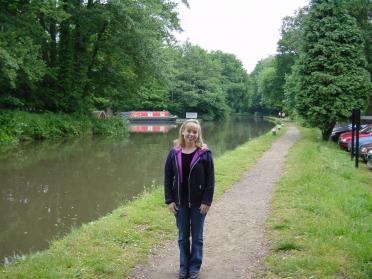Kathy by canal